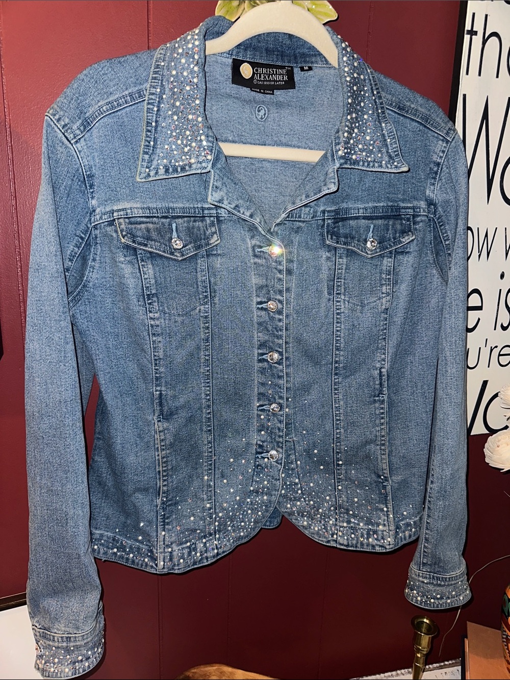 Vintage Christine Alexander Denim Jacket